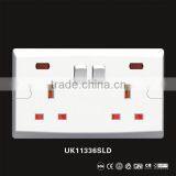 13A Bakelite Double Switched Socket Outlet With Light, Wall Switch and Socket thumbnail-2