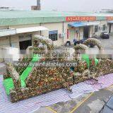 Adult Inflatable Obstacle Course With Camouflage,Boot Camp Inflatable Obstacle Course For Sale