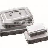 MK03-716 Hospital Surgical Medical Stainless Steel Medical Hollow Ware Instruments Sterilization Tray Side With Hole thumbnail-1