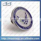 Customized USA Airplane Embossed Enamel 3D Zinc Alloy Brass Lapel Pin