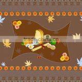 Brown and White Tablecloth Pvc Tablecloth thumbnail-1