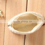 Wholesale Newest High Quality Ramie Cotton Fabric and Linen Cosmetic Bag GW786 thumbnail-3