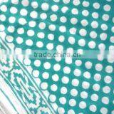 RTHCFC-21 Handmade Block Printed Cotton Fabric Pol Ka Dot Border Style Fabric Manufacturer Jaipur thumbnail-2