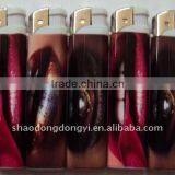 81mm Electronic Lighter With Heavy Piezo and Pvc