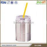 Customized 16oz Double Wall Stainless Steel Tumbler Mug With Straw thumbnail-1