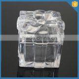 Glass Sugar Bowl With Lid Wedding Gift Bowl Nuts Sugar Canister thumbnail-3