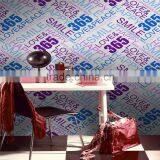Gleaming Metallic Wallpaper in Gold Foil Purples Manufacture Foshan Guangdong ,China thumbnail-4