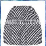 Tuck Back Monochrome Knitted Beanie Hat/beanie Hat Knitting Pattern/100 Acrylic Beanie thumbnail-2