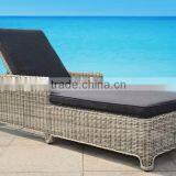 Evergreen Wicker Furniture - New Design Wicker Beach Chair With Adjustable Back Rest