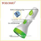 White Rechargeble 1 LED Torch Light Rechargeable Portable Lamp Torch thumbnail-2