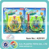 2 Colors Wind up Plastic Toy Fishing Game thumbnail-1