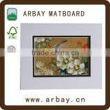 Wholesale 45 Degree Beveled Cut White Frame Mat Matt Matted for Photo Frame Deco thumbnail-4