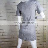 Fashion Elegant Gray Short Sleeve Round Neck Sexy Western Gowns Ladies Dresses From China Supplier on thumbnail-3