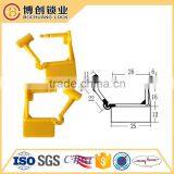 Bar coded plastic padlock seal Disposable seal