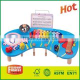 EN71/ASTM/CE Wooden Music Table for Kids