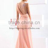 Exclusive Modern Brazil Long Dress Evening Asymmetrical Arabic Wedding Dress thumbnail-5