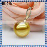 100% 18K Pure Yellow Gold Pendant thumbnail-1