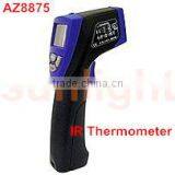 IR Thermometer, -40 - +500 Centigrade, Emissivity Adjustable, 10:1 AZ8875