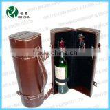 Leather pvc wine-case