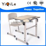 High quality adjustable School student table chair set