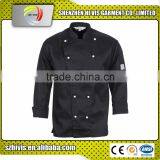 Hot Sale Fit Black Long Sleeve Cotton Kitchen Chef Uniform for Sale thumbnail-1
