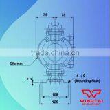 1/2'' Aluminum Alloy Diaphragm Pneumatic Ink Pump thumbnail-6