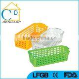 Colorful Small Storage Plastic Baskets With Hook thumbnail-5