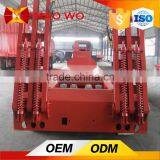 3 Axles Platform Lowbed Semi Trailer for Sale thumbnail-3