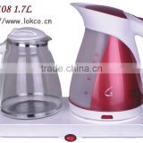 New design Plastic electric kettle tea tray 1.7L