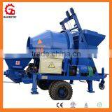 China Max.aggregate 20mm Small Electric Motor Concrete Mixer With Pump thumbnail-1