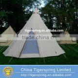 Folding Cotton Canvas Camping Tent Outdoor Luxury Bell Tent thumbnail-1