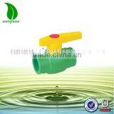 Professional Supply PPR Ball Valve Chrome Plated Iron Ball