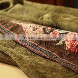 European Antique Pastoral Soft Jacquard Chenille Study Room Blackout Window Curtain thumbnail-5