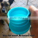 Silicone Travel Collapsible Camping Cup With Lid thumbnail-2