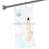 Hanging Mesh Pocket Organizer/6 Pockets Hanging Mesh Shower Caddy/Shower Organizer thumbnail-2