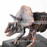 Decorative Resin Fake Triceratops Dinosaur Fossils Figurine thumbnail-4