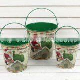 Metal Buckets Outdoor Christmas Decorations thumbnail-1