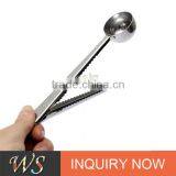 WS-SP001 Food Grade Certificated Qualify Stainless Steel Coffee Spoon Coffee Measuring Spoon With Clip and Customizing Design thumbnail-1