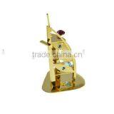 24K Gold Plated Burj Al Arab Stand for Home Decor thumbnail-3