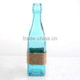 Spray Blue Square Bottle Bottom Vase & Milk Bottles thumbnail-2