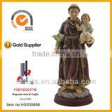 12 Inch Antony With Baby Polyresin Religious Statues Wholesale thumbnail-6
