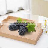 Home Deco Unfinished Beech Wood Serving Tray for Food thumbnail-2