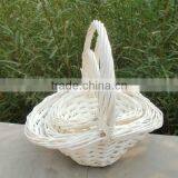 Hot Sale Willow Wicker Gift Basket for Wedding Decorations thumbnail-2