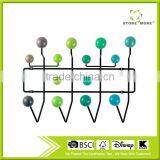 Metal Wire Wood Beads Style 4 Door Hooks thumbnail-1