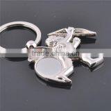 Customized High Quality Stainless Steel High-heeled Shoes Keychains Factory thumbnail-3