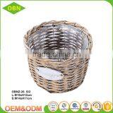 2017 Fashionable Wholesale Cheap Pure Handmade Custom Wicker Flower Basket thumbnail-3