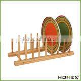 Eco-Friendly Bamboo Kitchen Dish /Plate/Bowl/Cup Drying Rack Stand Drainer Storage Holder Organizer/Homex_Factory thumbnail-1