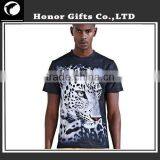 Fashionable Short Sleeves Cotton High Quality Custom Printed T Shirt thumbnail-5