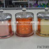 Electroplate Design Glass Domes Glass Bell Jar Glass Dome With Base thumbnail-5