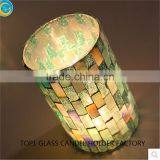 Mosaic Table Lamp With Soy Scented Candles